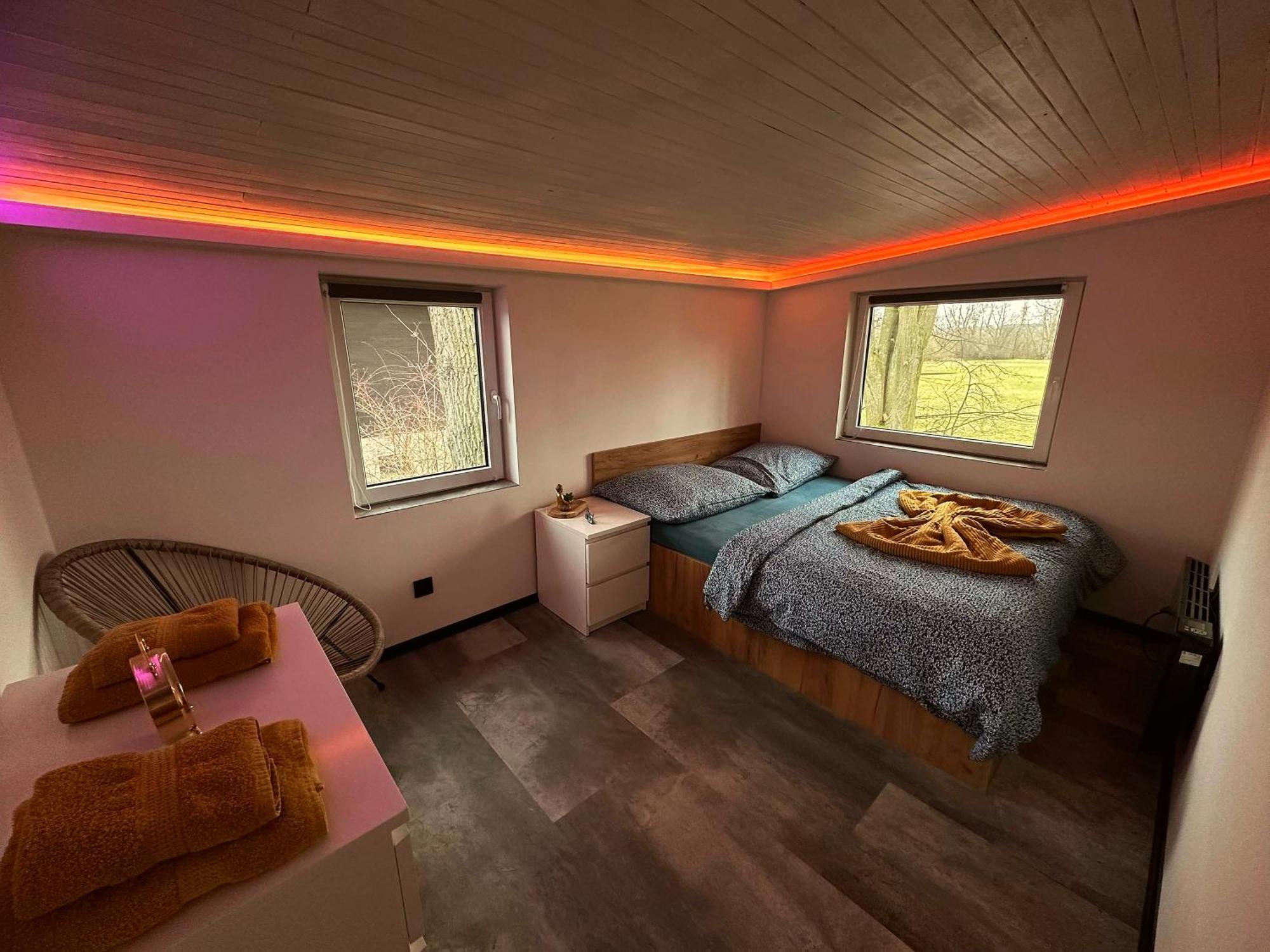 Wellness Chata Hideaway Se Saunou A Virivkou Trebechovice pod Orebem Luaran gambar